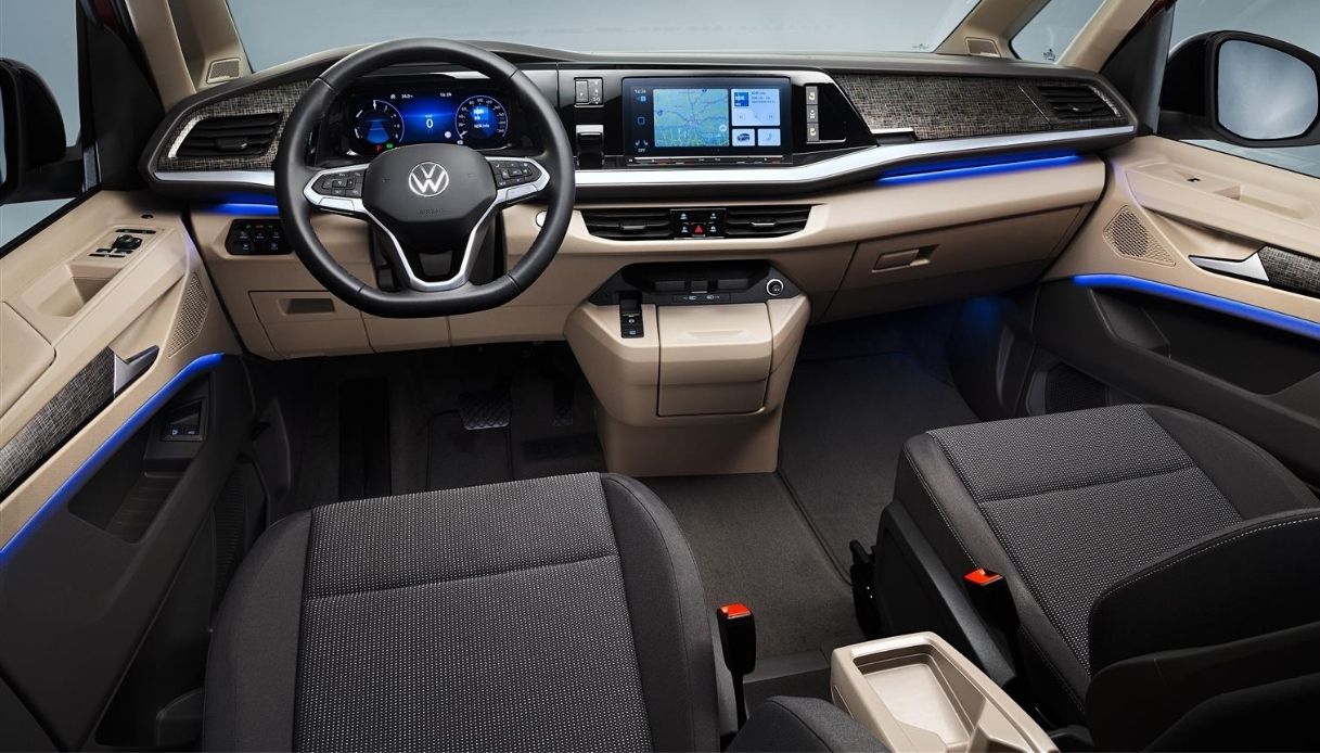 Gli interni del nuovo Volkswagen Multivan