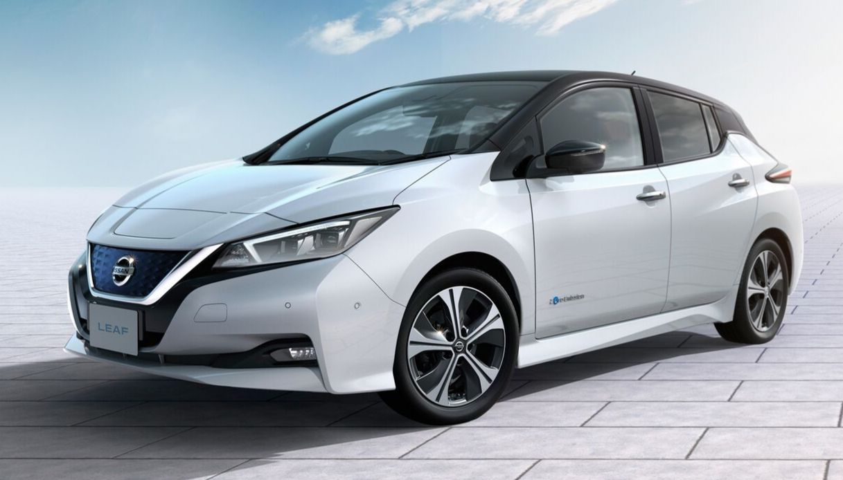 L'utilitaria Nissan Leaf 100% elettrica 2021