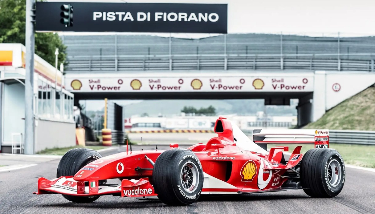 La Ferrari F1 2003 di Schumacher all'asta