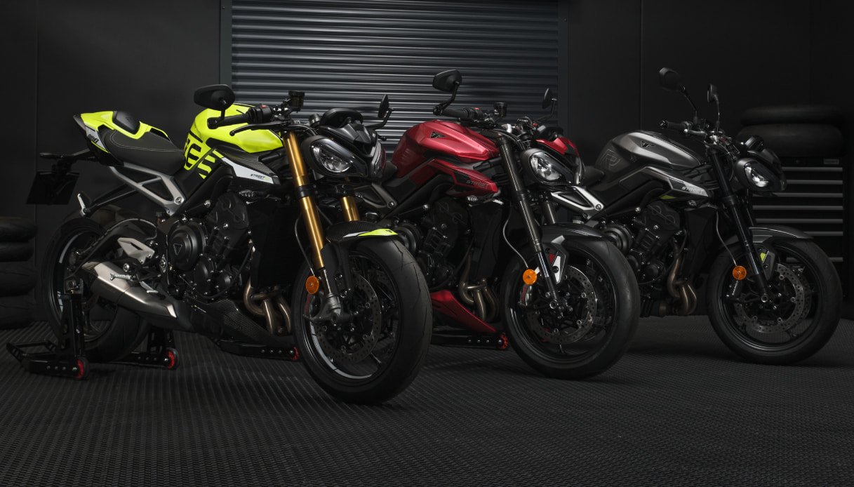 La nuova famiglia Street Triple 765