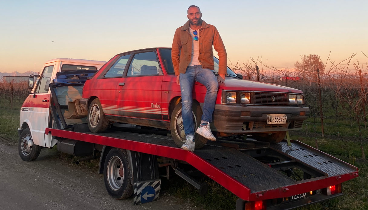 Renault 11 Turbo: recupero di Marco Bellotti