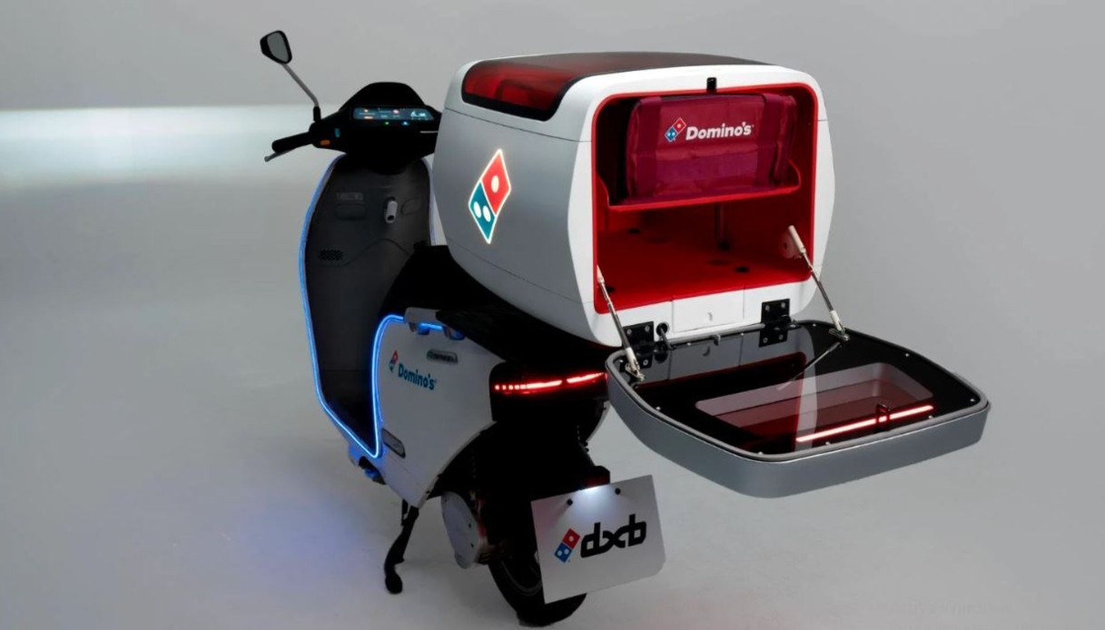 La pizza bike di Domino's