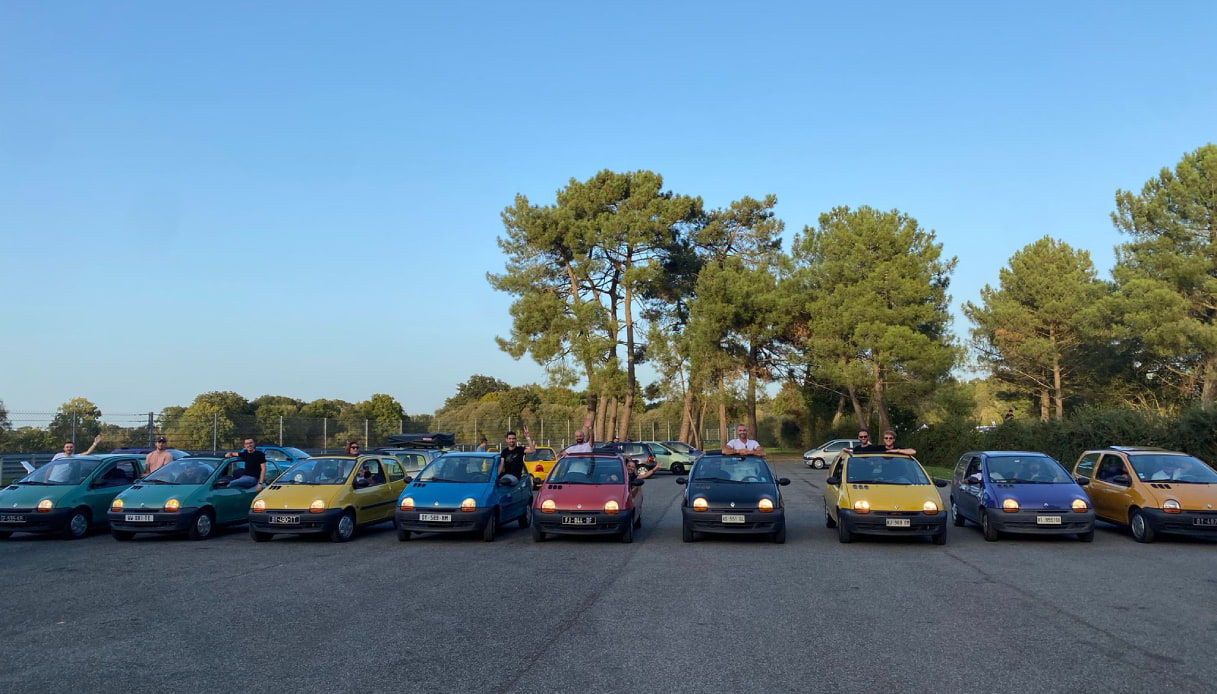 Il raduno di Renault Twingo in Francia
