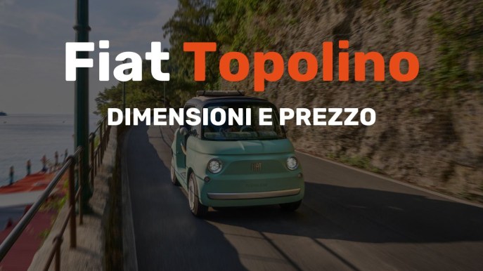 Fiat Topolino: dimensioni e prezzo