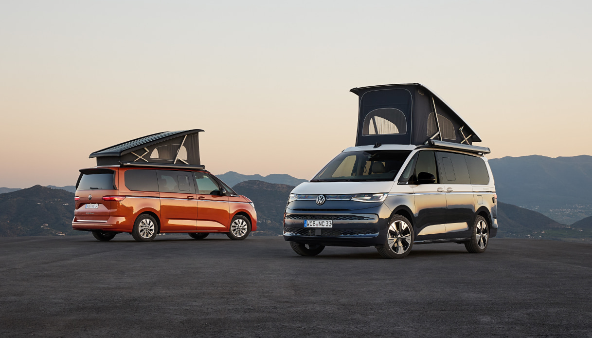 Il Volkswagen California è meglio attrezzato col Model Year 2024