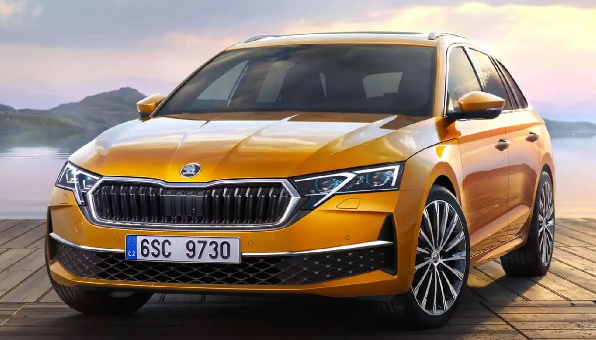 Una delle migliori station wagon per famiglie è Skoda Octavia SW