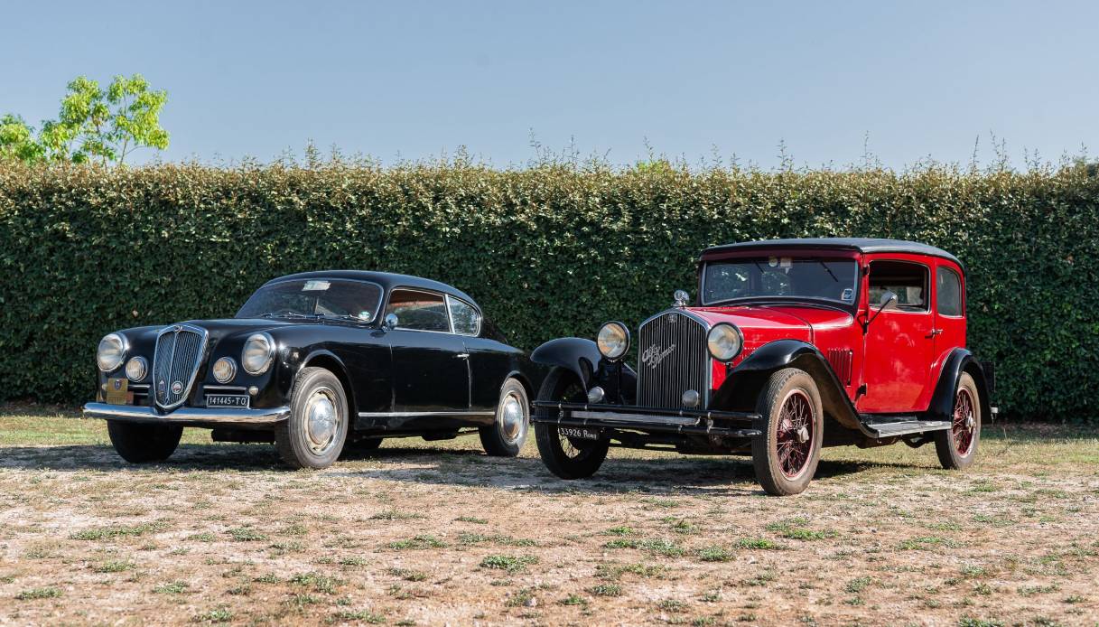 Alfa Romeo 6C 1750 Coupé Touring e Lancia Aurelia B20, due delle auto di Gennaro Forgione