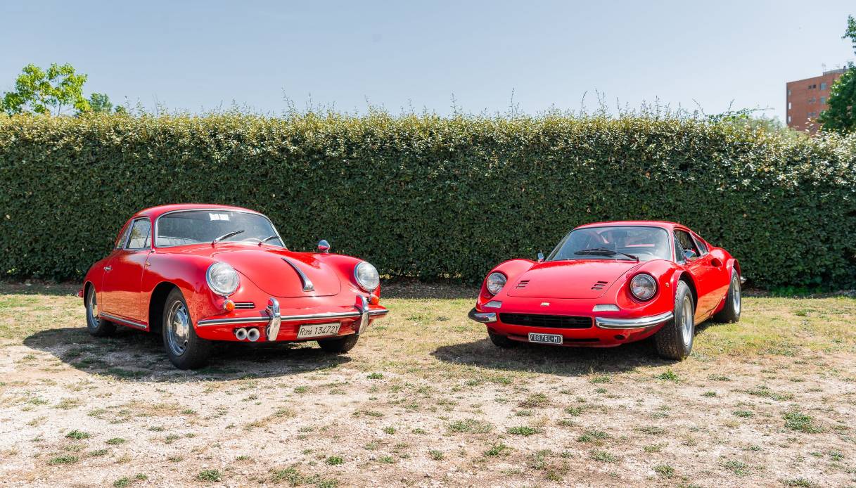 Porsche 356 C e Dino 246 GT, della Collezione di Gennaro Forgione