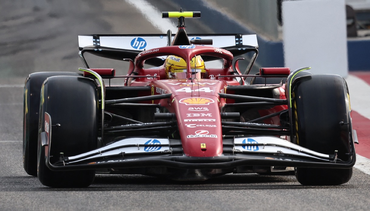 Lewis Hamilton (Scuderia Ferrari) SF-25 - Test Bahrain 2025