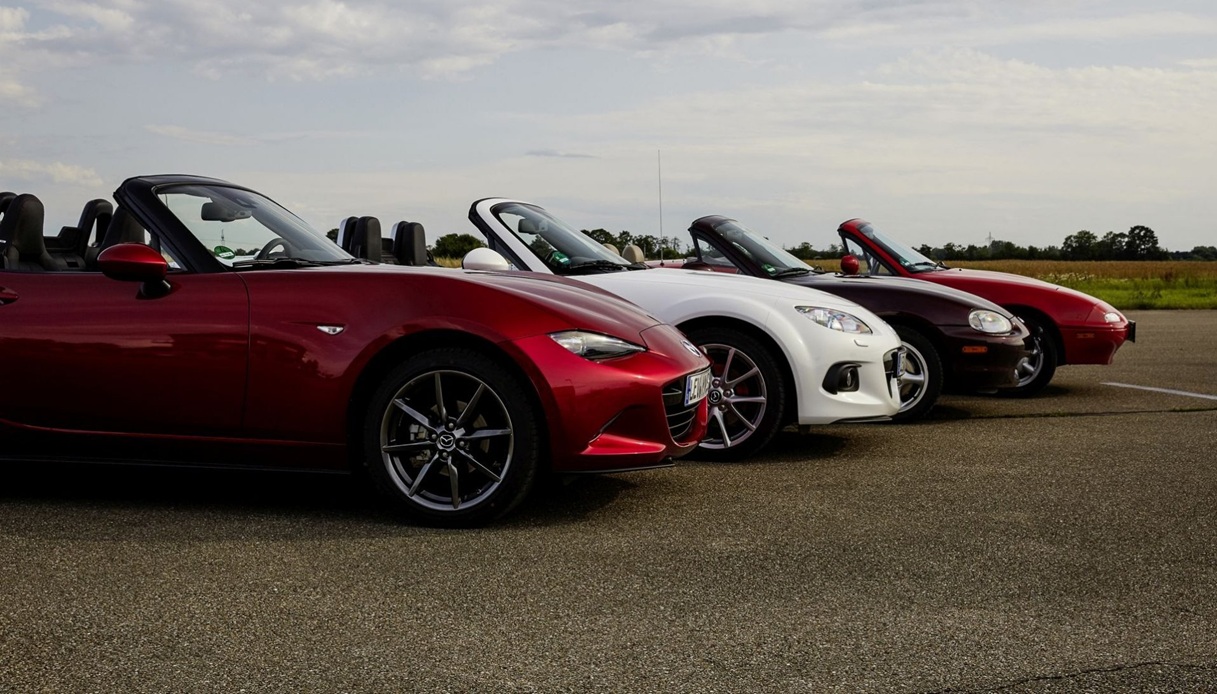 La Mazda MX-5 è un'icona a due posti