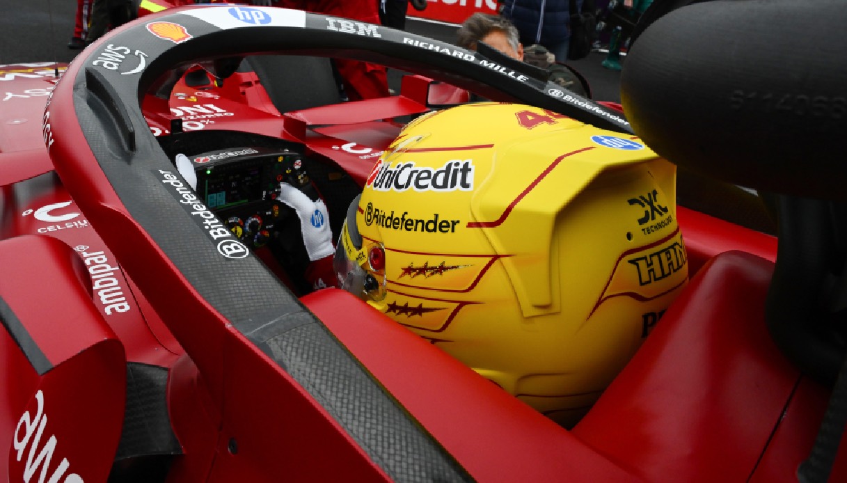 Lewis Hamilton, pilota della Ferrari
