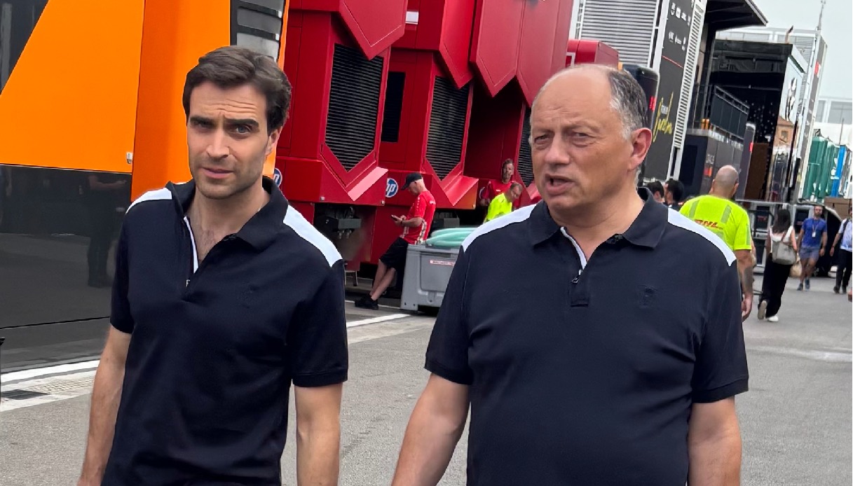 Jerome D'ambrosio e Frederic Vasseur (Scuderia Ferrari)